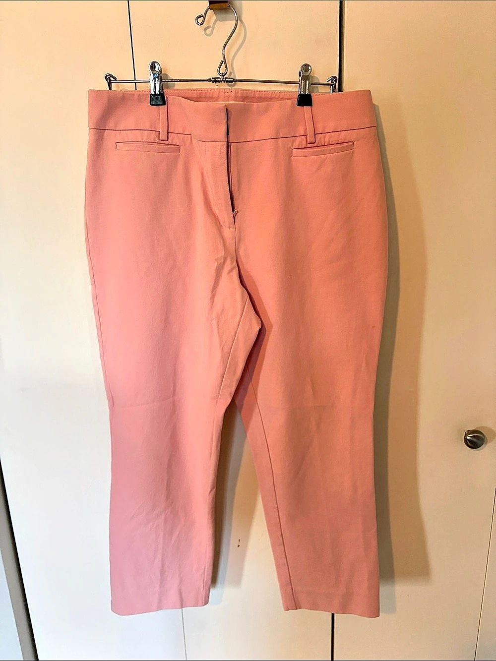 LOFT The Riviera Pant Straight Leg Pants in Pink Size 8